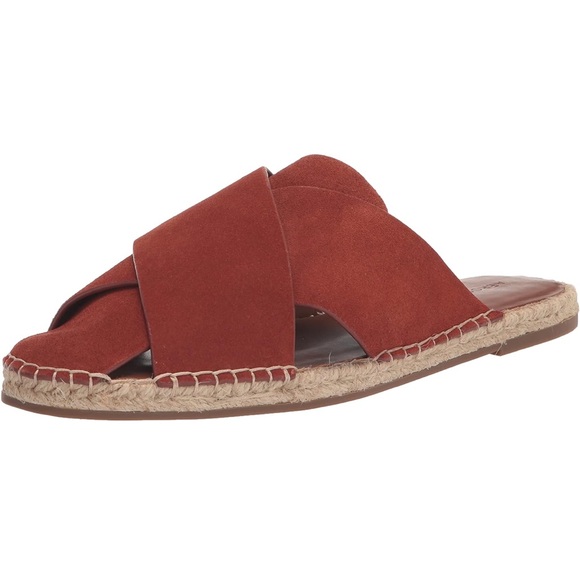 Aerosoles Helley Brandy Women's Suede Espadrille Sandals - Rust NIB Size 10 - Picture 1 of 12